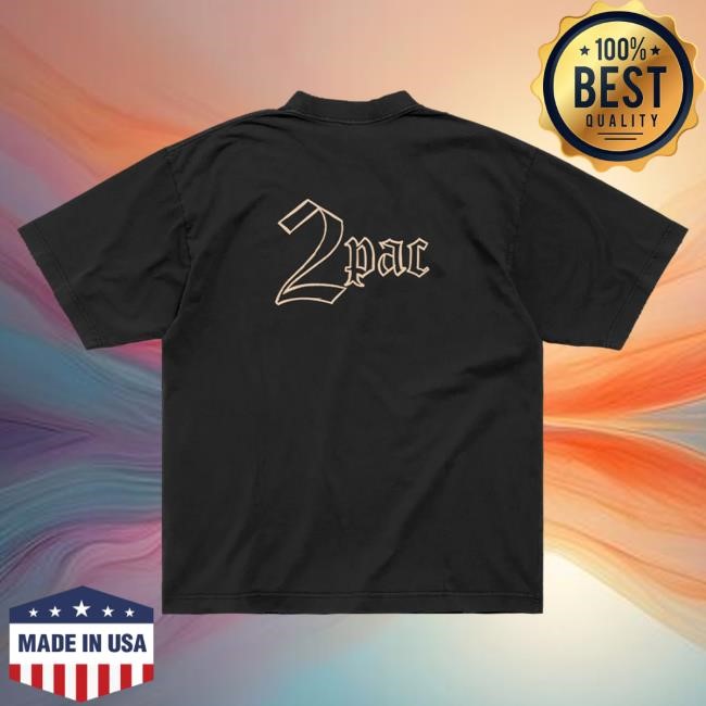 Depths of Solitude Black Shirt Apparel - 2PAC Official Store Merch