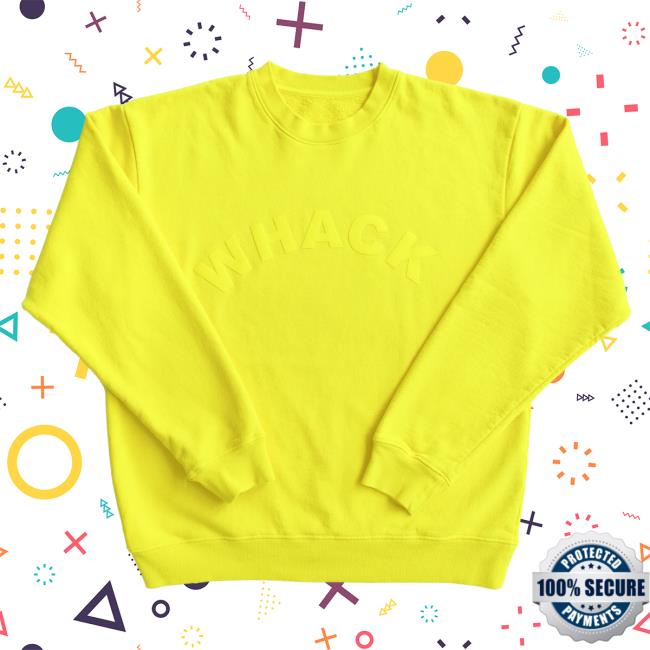 Official Interscope Records Tierra Whack Merch Store Whack Crew neck - Yellow TierraWhack