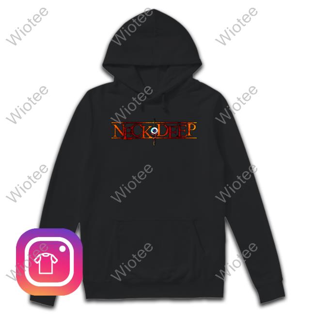 Neck Deep Merch Eyeball Hooded Sweatshirt Neckdeepstore Neck Deep Merch Eyeball Long Sleeve Shirt Neckdeepstore