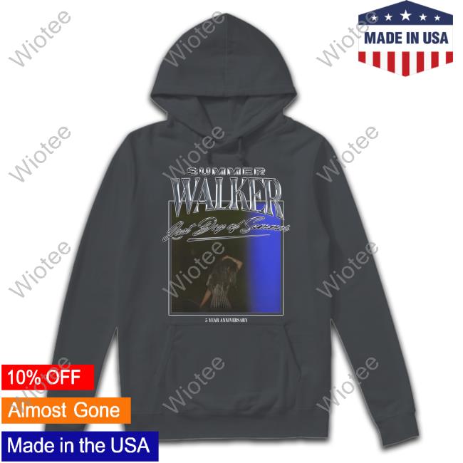 Summer Walker Merch Last Day Of Summer 5 Year Anniversary Cover Tee