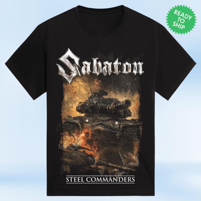 Official Sabaton Merch Store Sabaton Steel Commanders Attractive Shirt Sabaton Shop