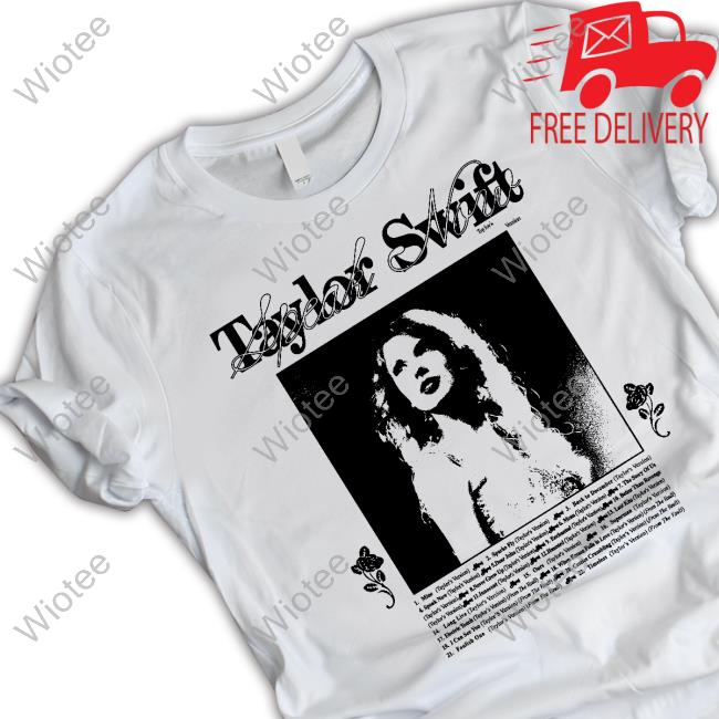 Official Speak Now (Taylor's Version) Tracklist Purple Tie Dye Long Sleeve T-Shirt