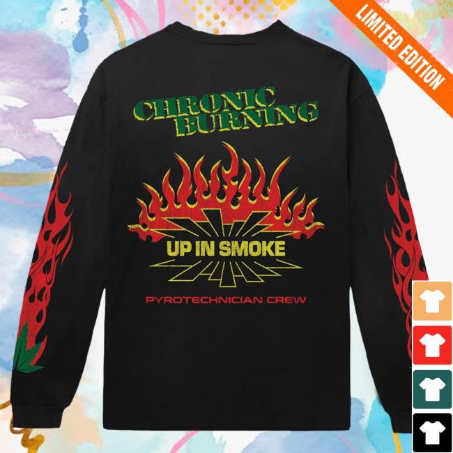 Official Complex Store Shop Merch Snoop Dogg Dr. Dre Up In Smoke Pyro Long Sleeve New Shirt