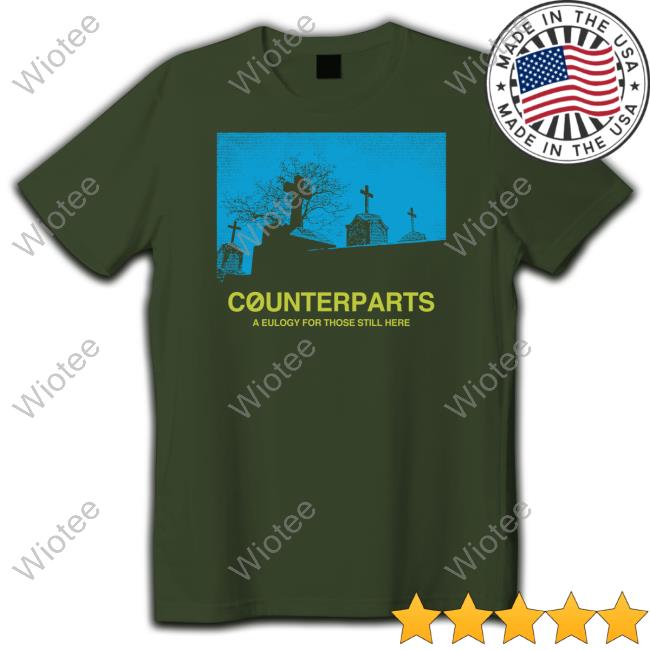 Official Down Right Merch Counterparts Graveyard Shirt