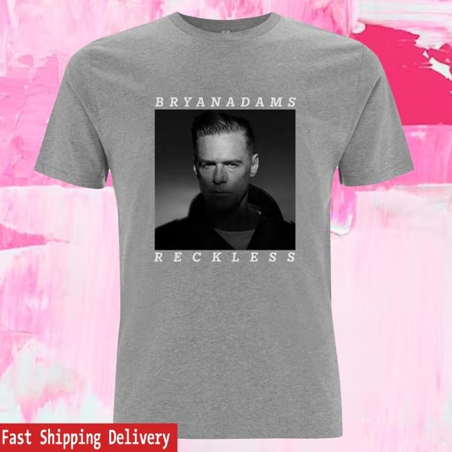 Official Bryan Adams Reckless - Grey Unisex Attractive Shirt BryanAdams