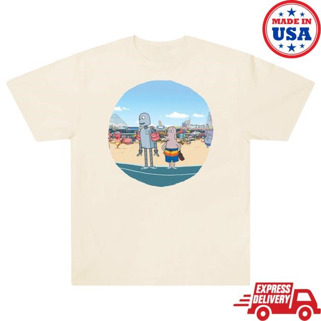 Official Longlegs Merch Robot Dreams Of The Beach Shirts Neon Rated