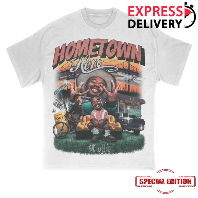 Official Gc X Cold Creative Hometown Hero Shirt New