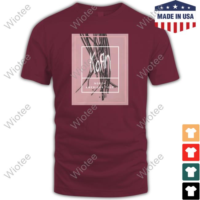 Korn Merch Wire Frame Shirt Korn Wire Frame North American Tour Tee