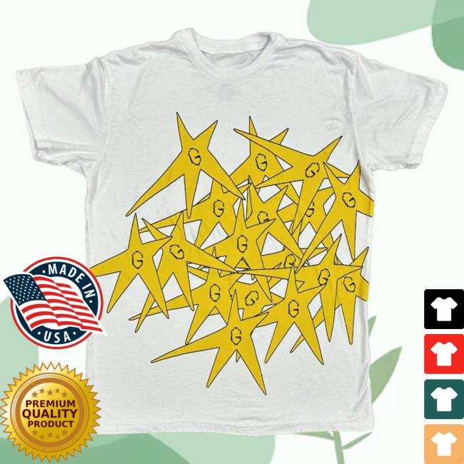 Official Gracie Abrams Merch G Yellow Star Splatter Shirts