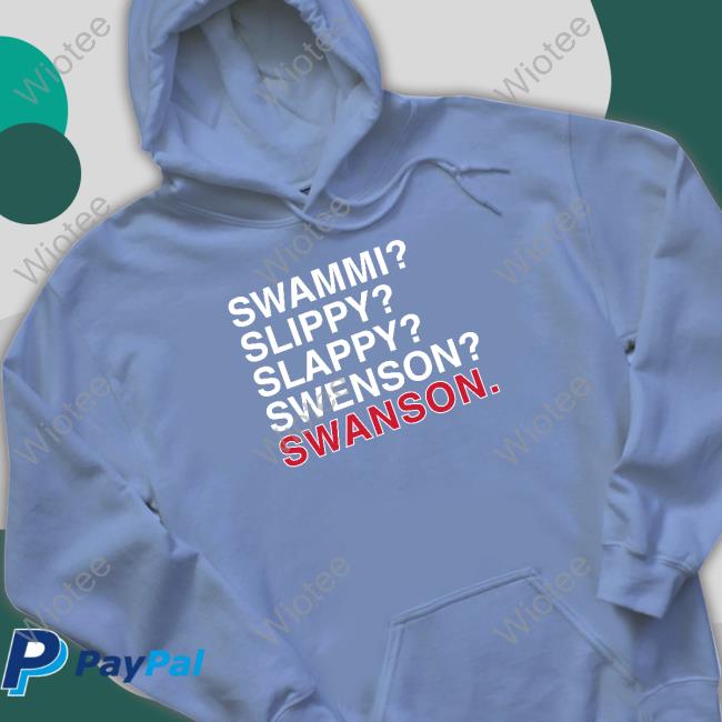 Swammi Slippy Slappy Swenson Swanson TankTop Swammi Slippy Slappy Swenson Swanson T Shirts