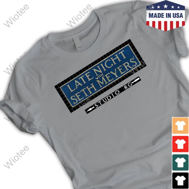 Official Late Night With Seth Meyers Studio 8G Tee