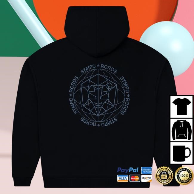Official Martin Garrix Martin Stmpd Black Hoodie Embroidered Logo Sweaters