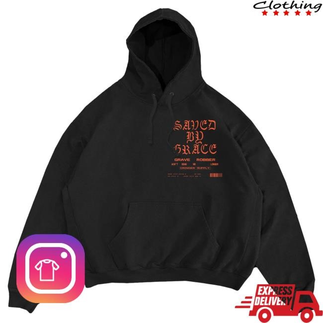 Official Crowder Merch Store Shop David Crowder Grave Robber Hooded Sweatshirt