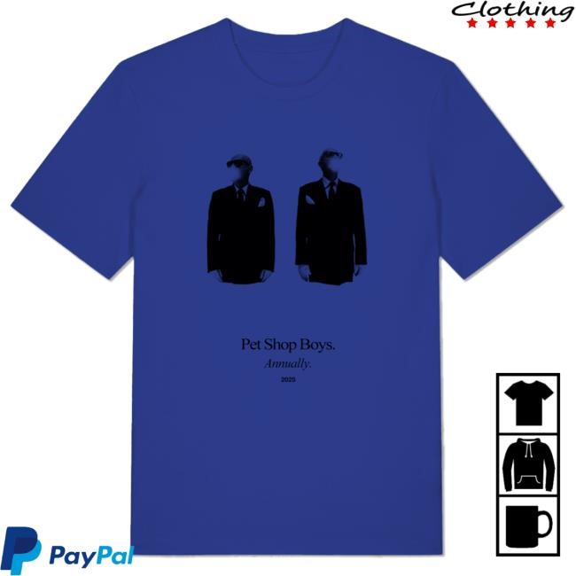 Official Pet Shop Boys Annually 2025 Tees