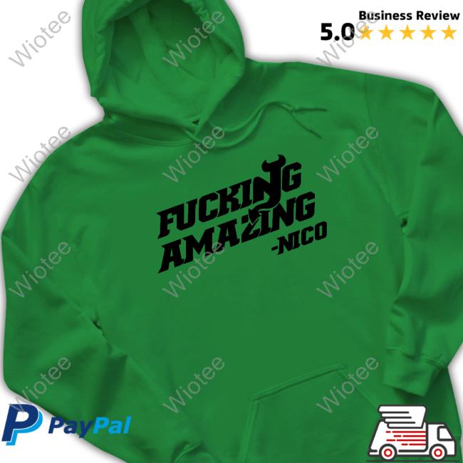 Official Fucking Amazing Nico Shirt Official Backhanded Devil Fucking Amazing Nico Top Shirt