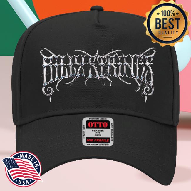 Official Billy Strings Merch Store Shop Billy Strings Black Winter Tour '24 Logotype Hat (Julian Bast)