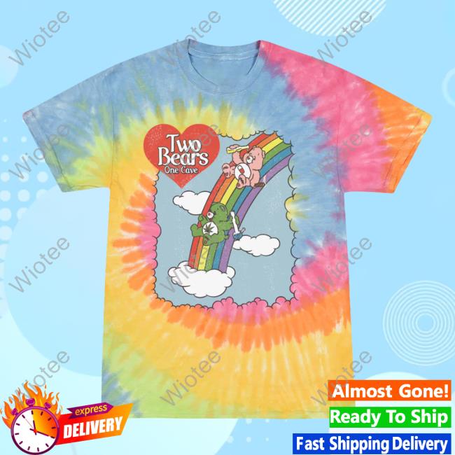 Official Ymh Studios Two Bears, One Cave Tie Dye Shirt New Ymhstudios