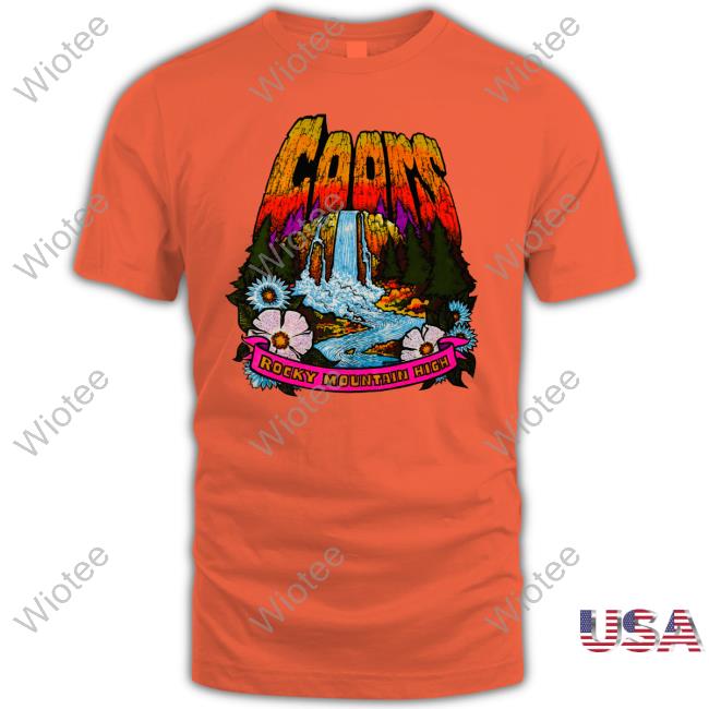 Official Coors Beer Rocky Mountain High T-Shirt Teddy Ferrari Coors Beer Rocky Mountain High Shirts
