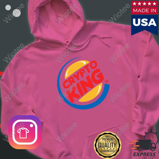 Coin Bureau Merch Crypto King White Tee Coin Bureau Merch Crypto King White Long Sleeve