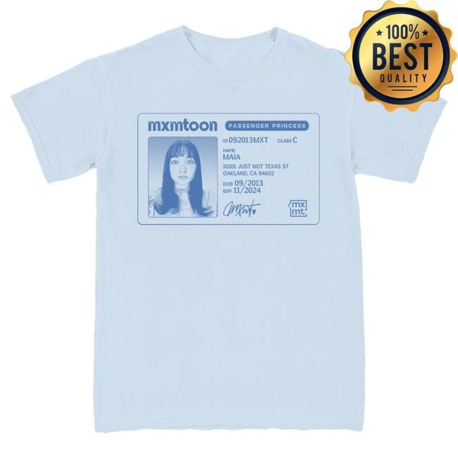 Official Mxmtoon Merch Store Mxmtoon License Shirt Official Mxmtoon Merch Store Mxmtoon License Tee