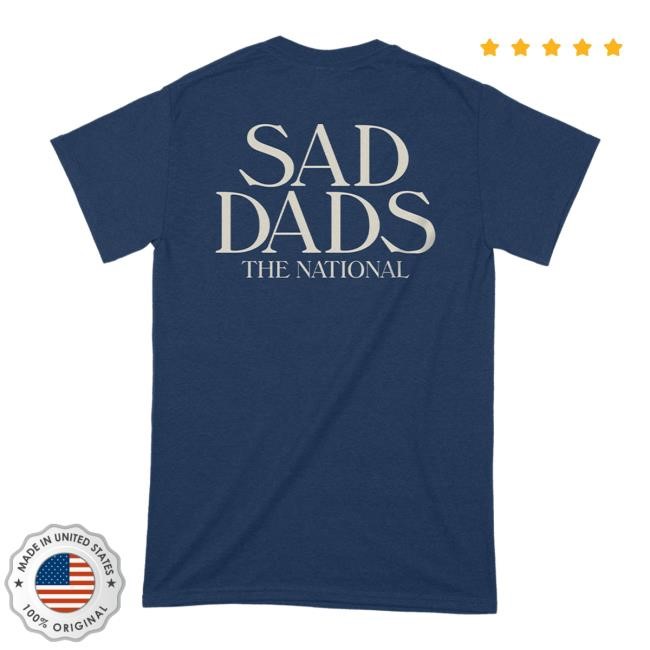 The National Official Merch Shop Sad Dads Short Sleeve Shirt The National Official Merch Shop Sad Dads Retro Shirt