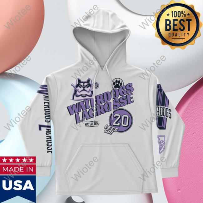 Official Premier Lacrosse League Shop Waterdogs All Over Print Crewneck Sweatshirt