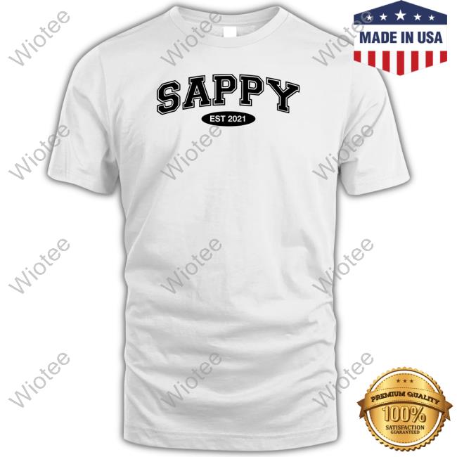 Official Sappy Seals Shop Collegiate Sappy Est 2021 Shirt