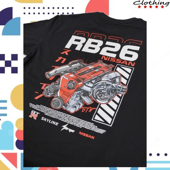 Official Benny Surge Merch Nissan Rb26 Tshirt Official Benny Surge Merch Nissan Rb26 Top Shirt