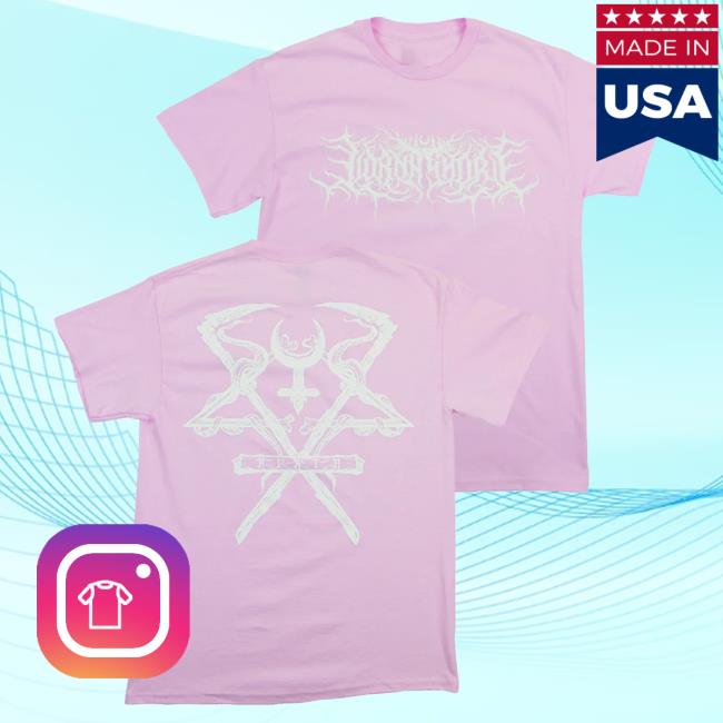 Official Lorna Shore Merch Store Lorna Shore Pink Logo Popover Shirt Lorna Shore Clothing Shop LornaShore