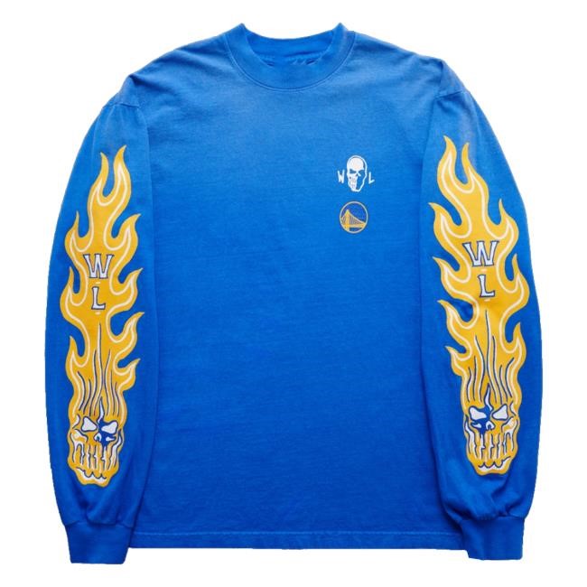 Golden State Warriors Long Sleeve Tee | Warren Lotas