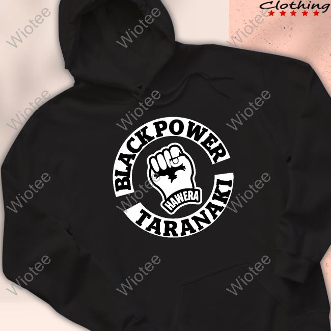 Black Power Hawera Taranaki Tee Shirt Official Black Power Hawera Taranaki Tee