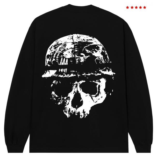 Official City Morgue Merch Revenge X City Morgue War Skull L/S Tee Black City Morgue Clothing Official City Morgue Merch Revenge X City Morgue War Skull Long Sleeve Shirt Black City Morgue Clothing