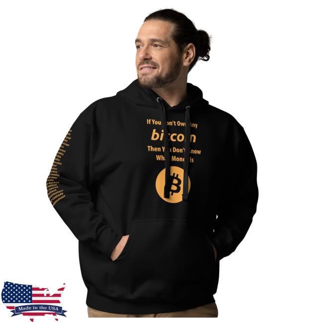 Konstantkash Engineered Money Bitcoin Long Sleeve Hoodie Konstantkash Engineered Money Bitcoin Hoodie