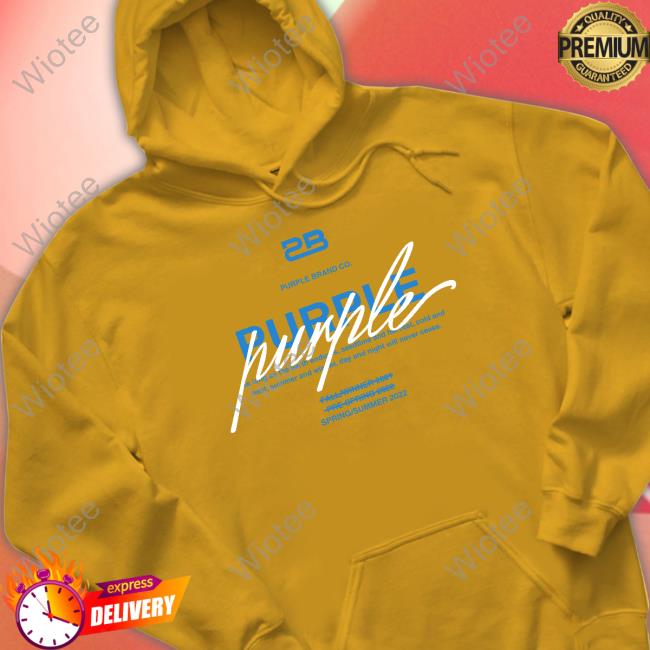 Official P401 Oversized Hoodie Purple Brand P401 Oversized Tee