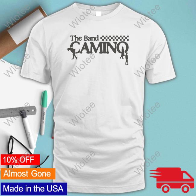 The Band Camino Merch Checkered Logo Tee