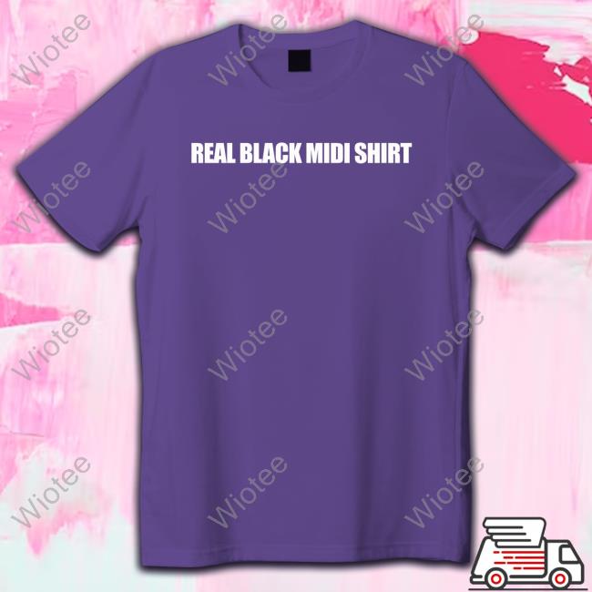 Official Mellie Gothesbian Real Black Midi Shirt Shirts Official Mellie Gothesbian Real Black Midi Shirt T Shirt