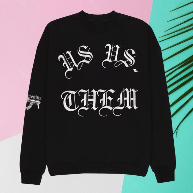 Official Us/Never/Them Long Sleeve French Terry Tee