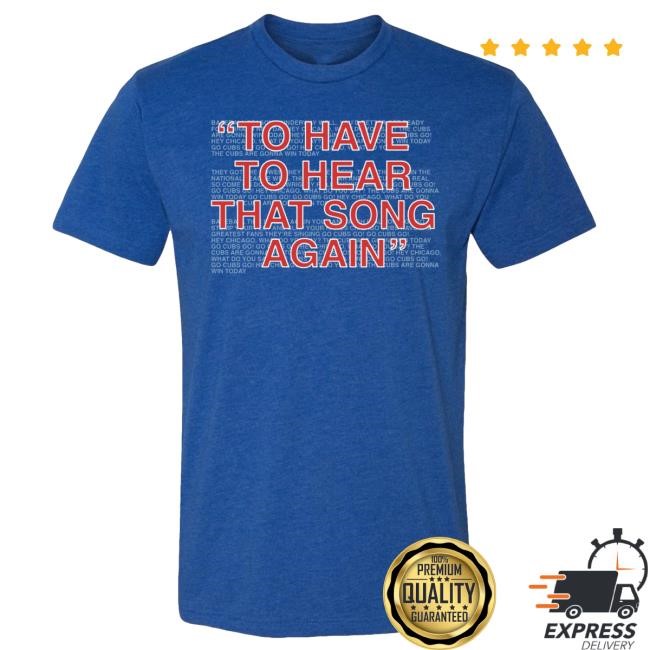 Obvious Shirts Official Merch Store To Have To Hear That Song Again Tshirt