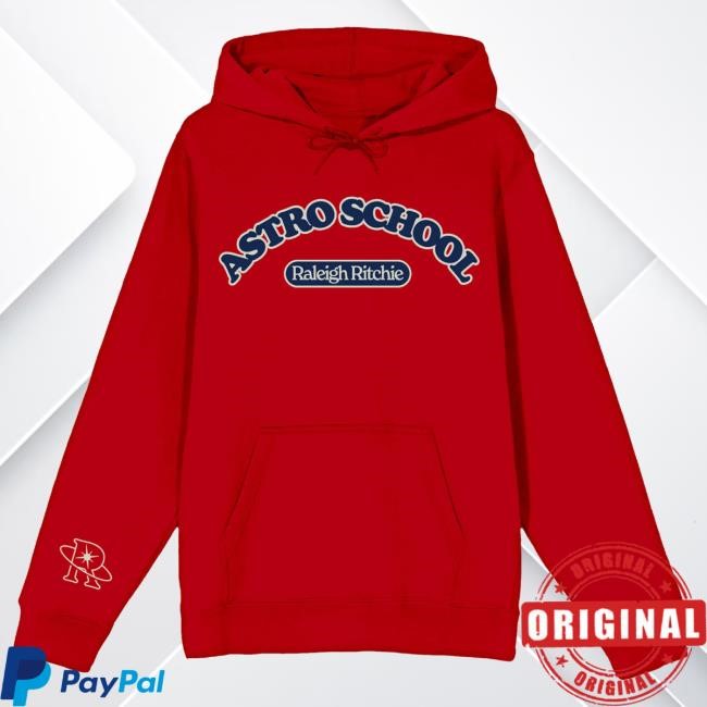 Astro School Hoody (Red) Raleigh Ritchie Merch