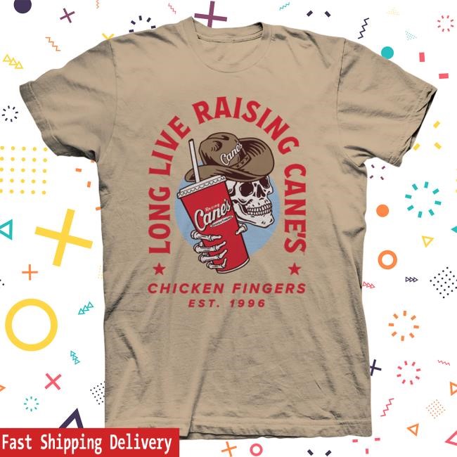Raising Cane's Cowboy Skull Shirt