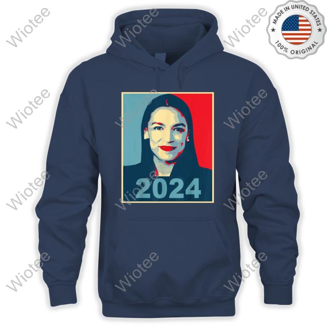 Aoc Alexandria Ocasio-Cortez 2024 Tee Shirt Official Aoc Alexandria Ocasio-Cortez 2024 Tee