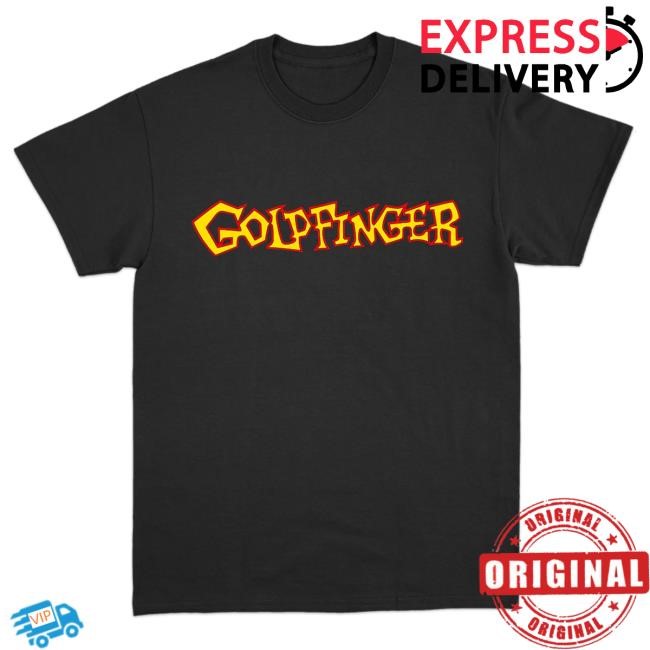 Clean Graphic Merch Tee from Goldfinger Low-Noise Logo Shirt for Goldfinger Fans