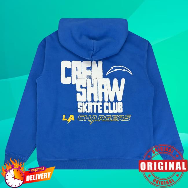 Official Crenshaw Skate Club CSC x LA CHARGERS LOGO Sweater CrenshawSkateClub