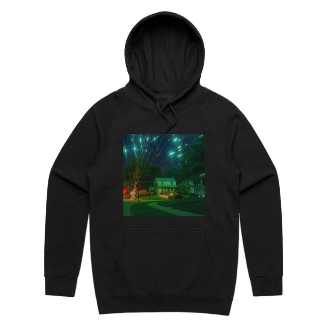 Official Allday Merch Store Allday / Starry Night Over The Phone Pull Over Hoodie