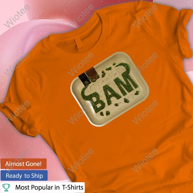 BAM X 420 Rolling Tray T Shirt Official Kanel Joseph Merch BAM X 420 Rolling Tray Shirt