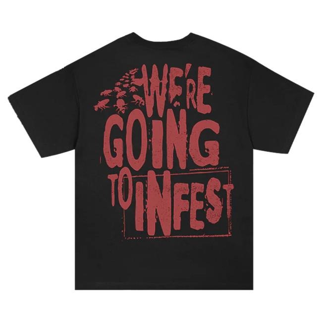 Official Papa Roach We’re Coming To Infest Shirt (Black) Official Papa Roach We’re Coming To Infest Tee (Black)