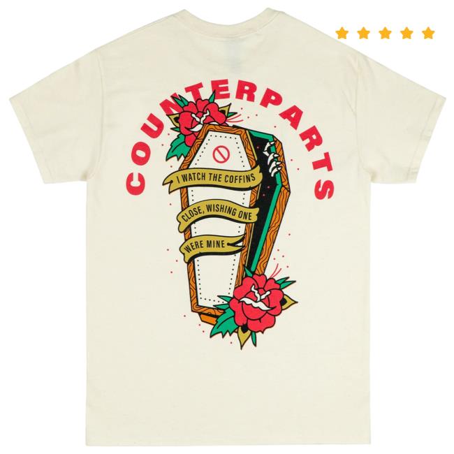 Counterparts Official Merchandise Coffin Long Sleeve Tee Counterparts Official Merchandise Coffin Long Sleeve Tee