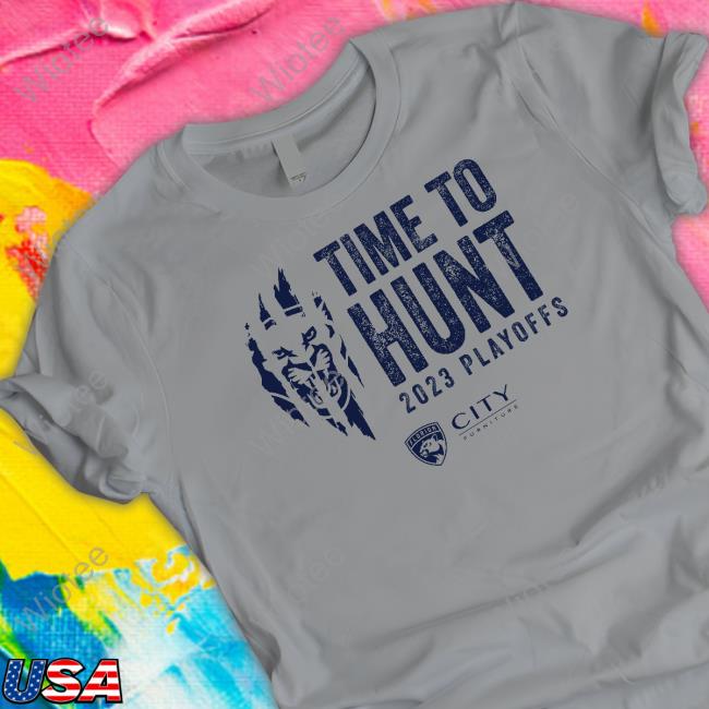 Time To Hunt 2023 T-Shirt Fla Panthers Time To Hunt 2023 Playoffs Shirt