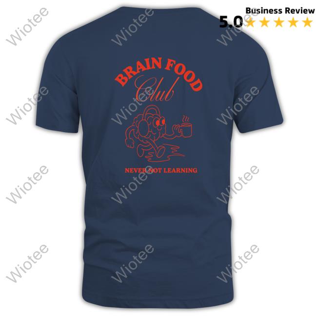 Official Wissen Weekly Merch Store Brain Food Club Essential T Shirt Official Wissen Weekly Merch Store Brain Food Club Crewneck Sweater