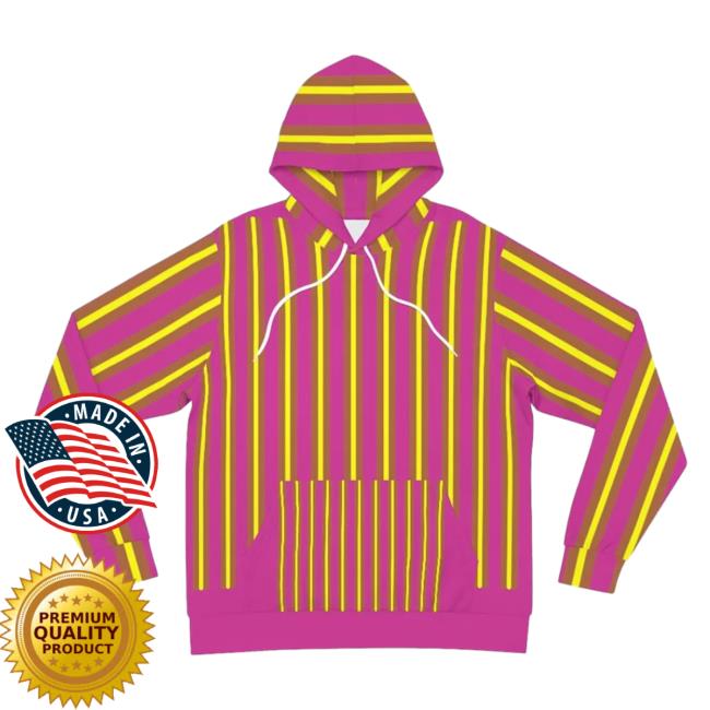 Official Signshirtz Clothing Merch Brown Wall Panel - Pink Large AOP Crewneck 3D All Over Print